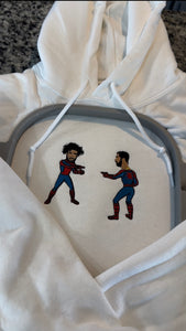 Limited Drake/J.cole Spiderman meme Hoodie/Crewneck