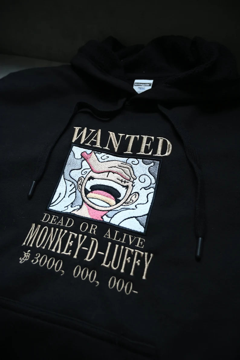 luffy gear 5 hoodie Wanted Gear 5 Hoodie – aogrizz
